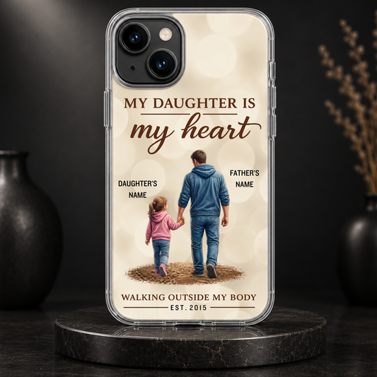 MY DAUGHTER IS MY HEART-IPHONE HARD CASE