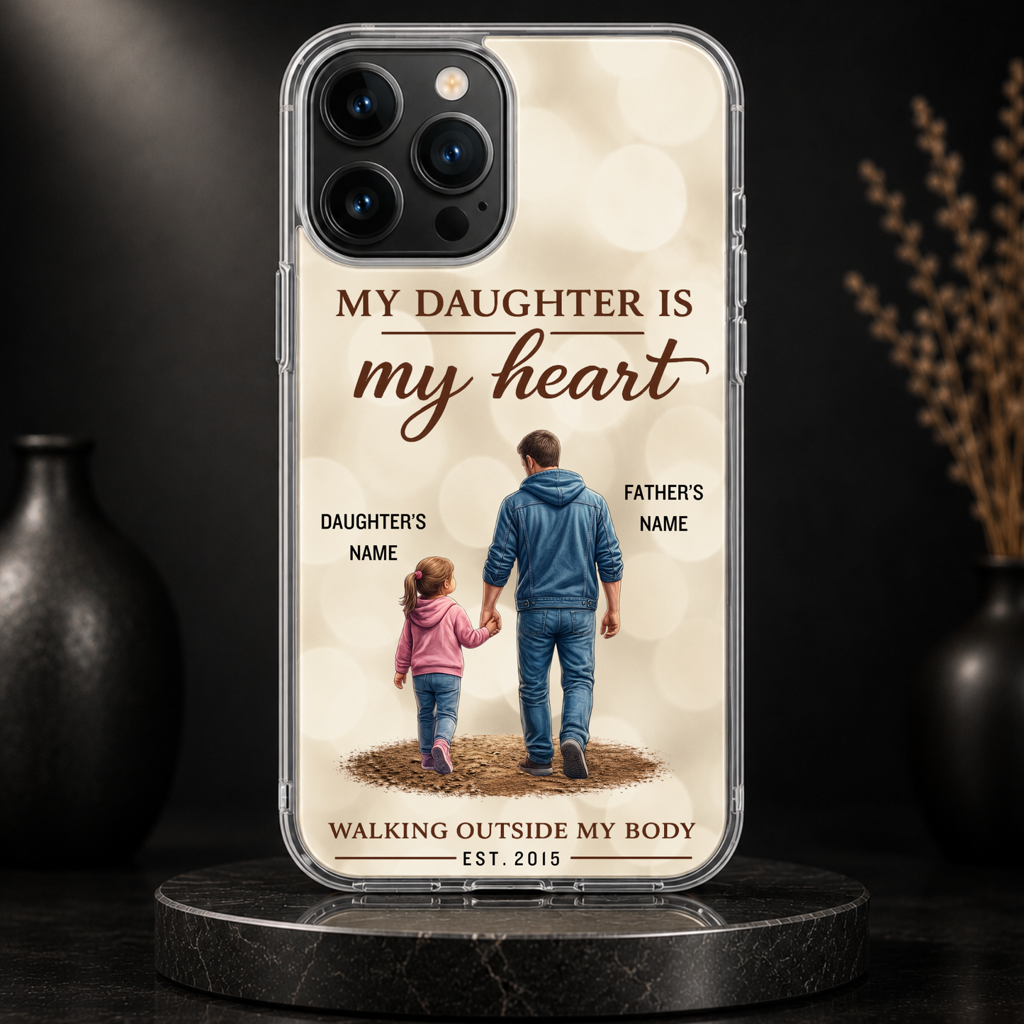 MY DAUGHTER IS MY HEART-IPHONE HARD CASE