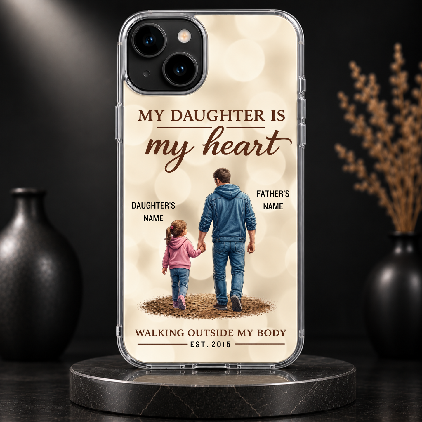 MY DAUGHTER IS MY HEART-IPHONE HARD CASE
