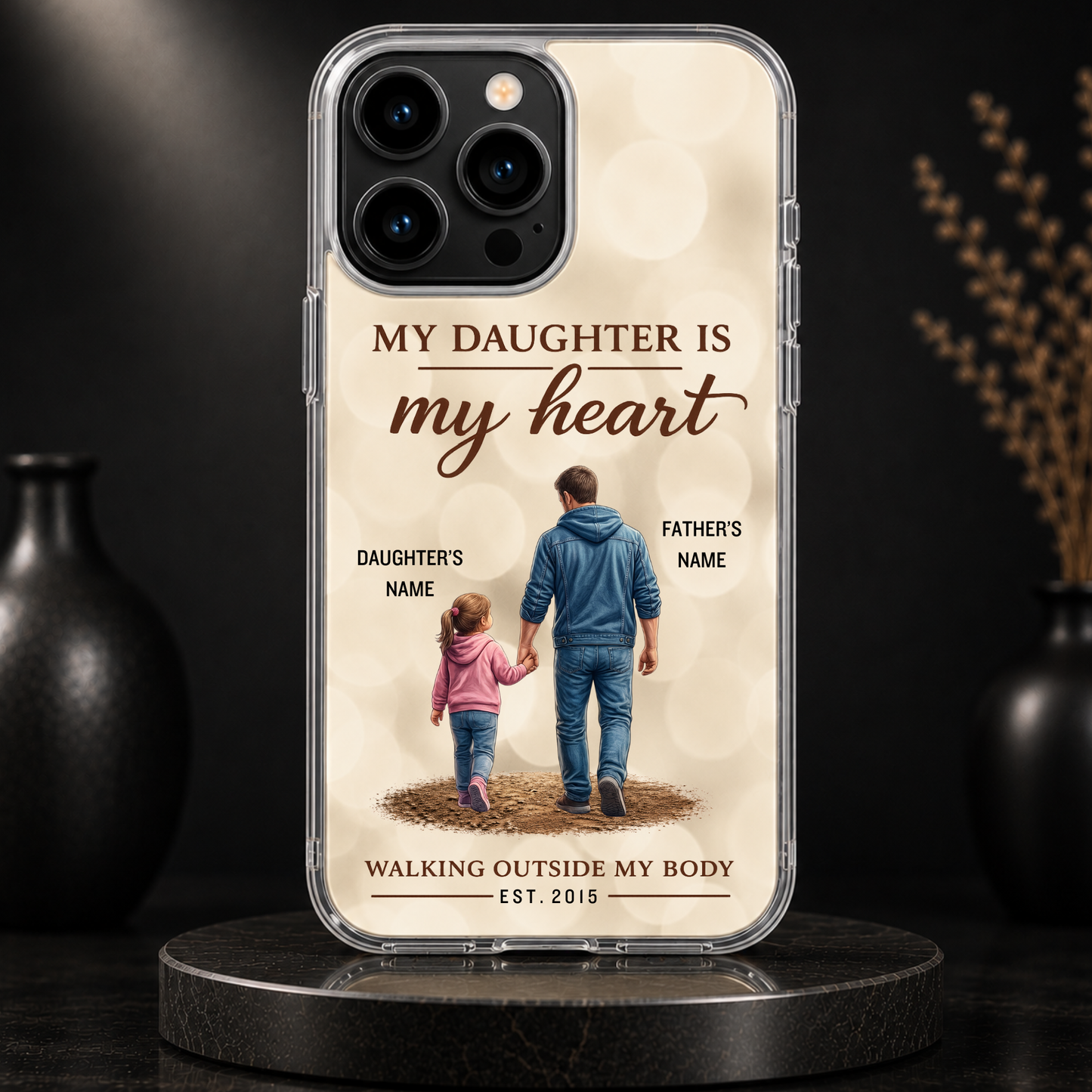 MY DAUGHTER IS MY HEART-IPHONE HARD CASE