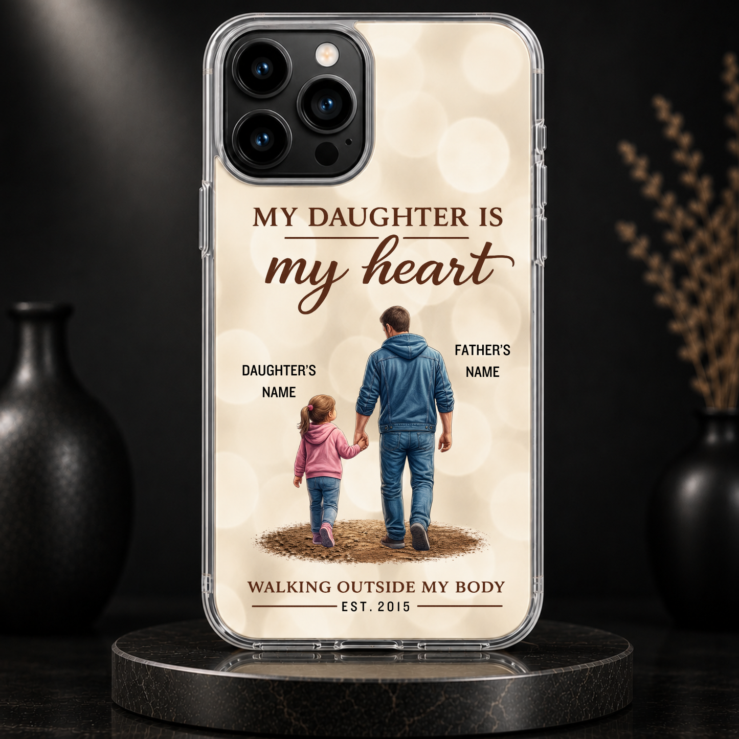 MY DAUGHTER IS MY HEART-IPHONE HARD CASE