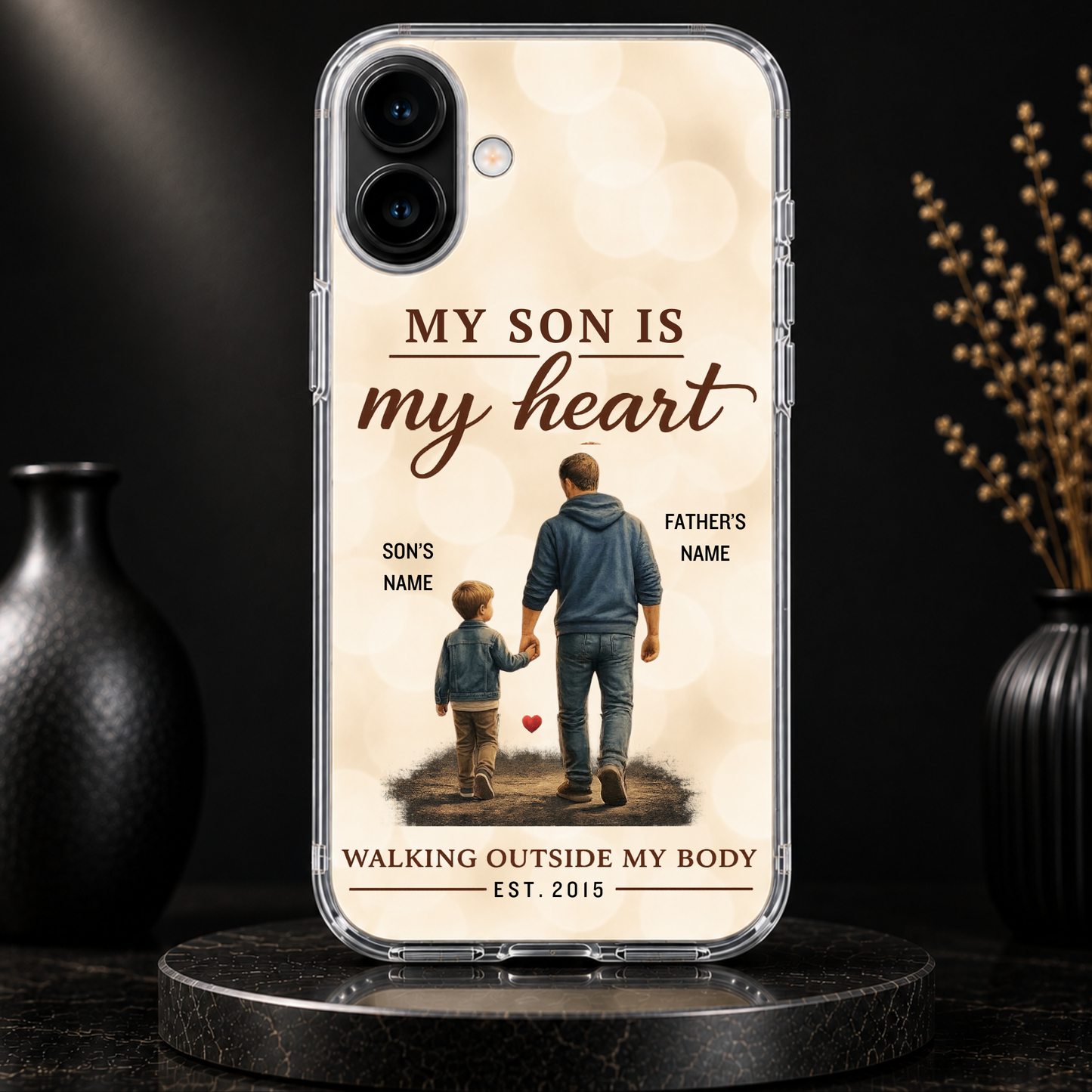 MY SON IS MY HEART-IPHONE HARD CASE