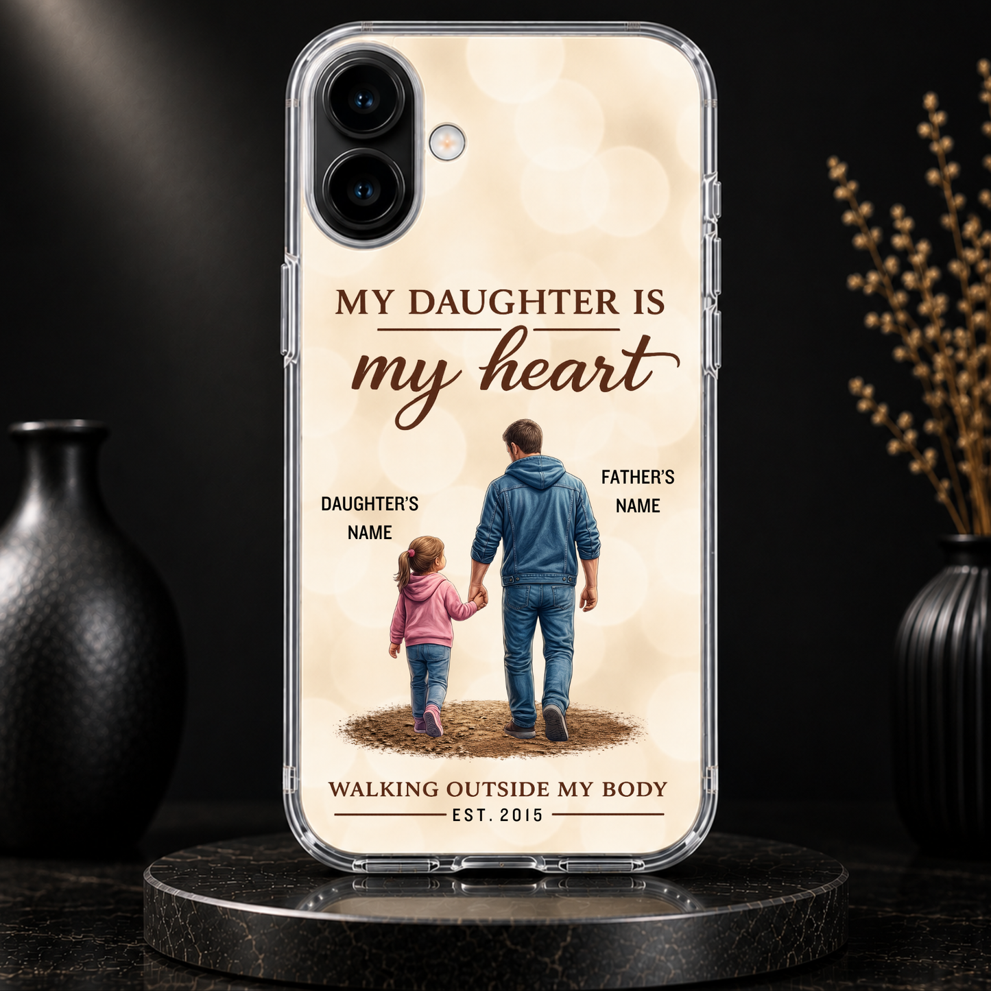 MY DAUGHTER IS MY HEART-IPHONE HARD CASE