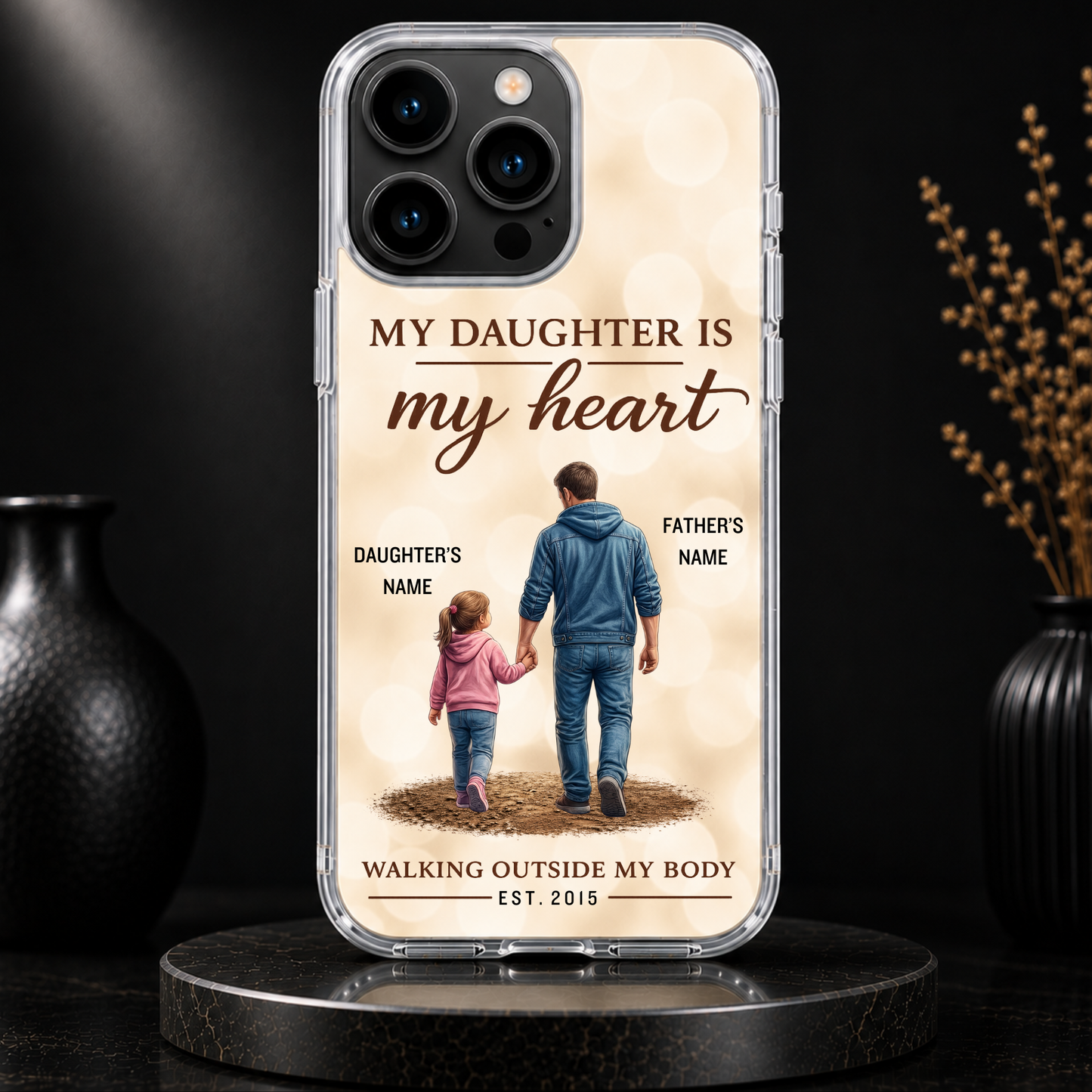 MY DAUGHTER IS MY HEART-IPHONE HARD CASE