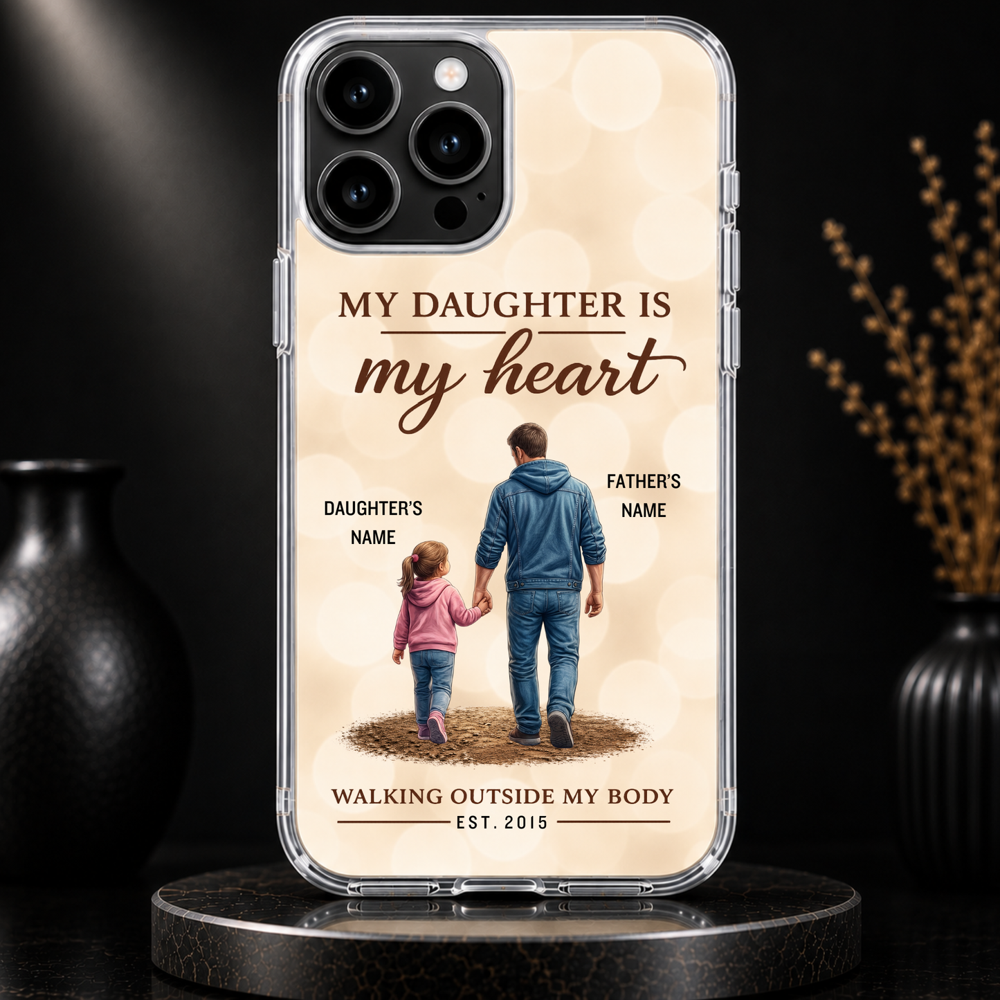 MY DAUGHTER IS MY HEART-IPHONE HARD CASE