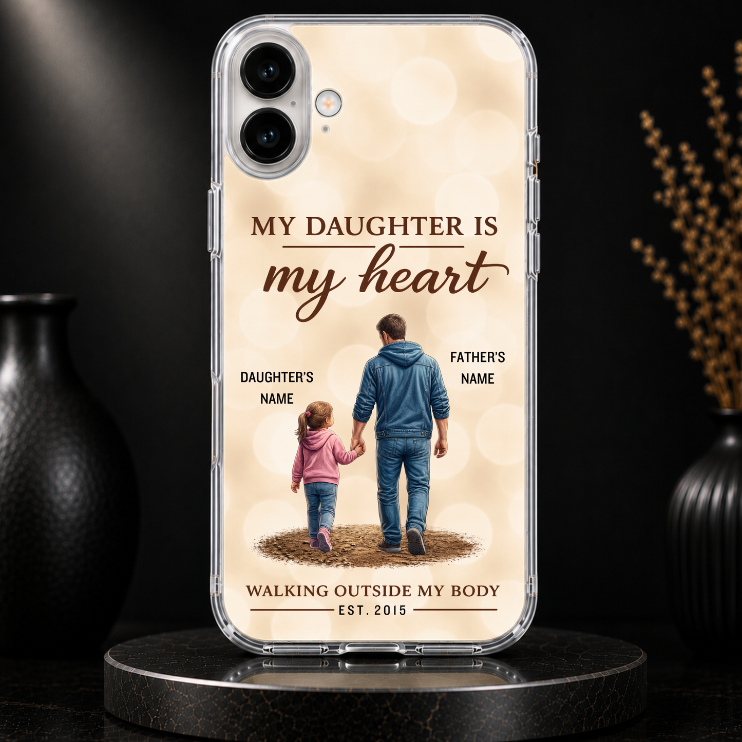 MY DAUGHTER IS MY HEART-IPHONE HARD CASE