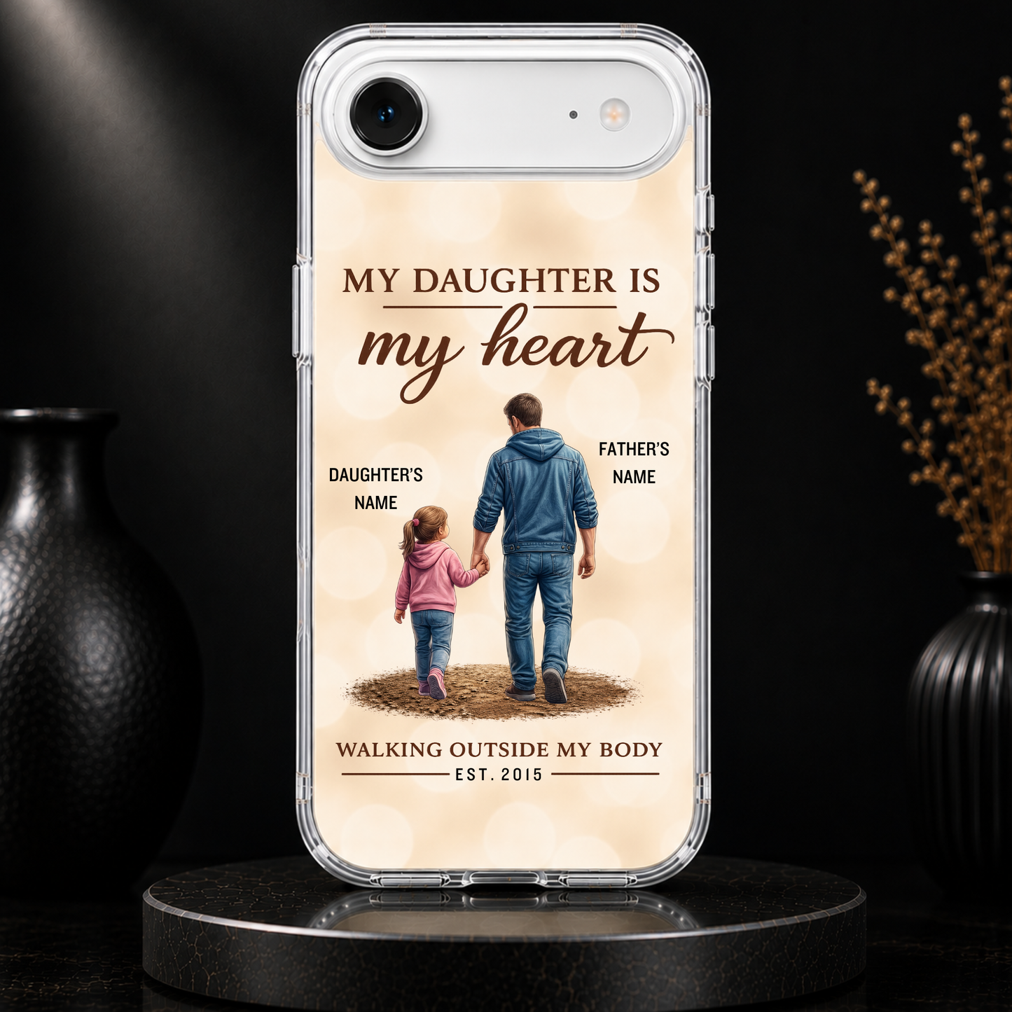 MY DAUGHTER IS MY HEART-IPHONE HARD CASE